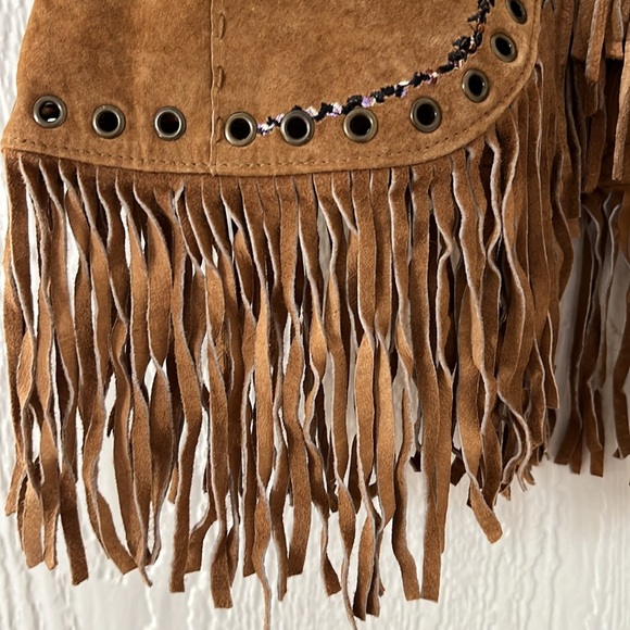 Aldo Boho Leather Vest - Picture 4 of 11